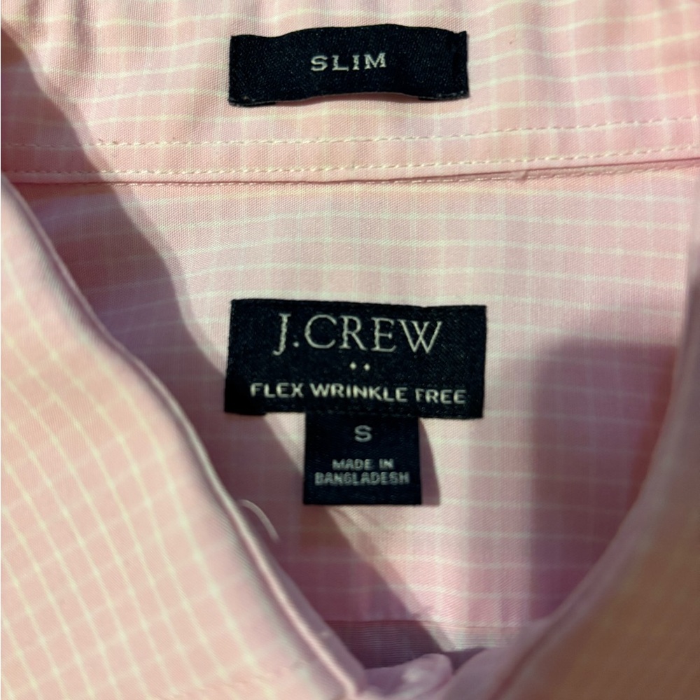 J.Crew men’s pink long sleeve button-down shirt